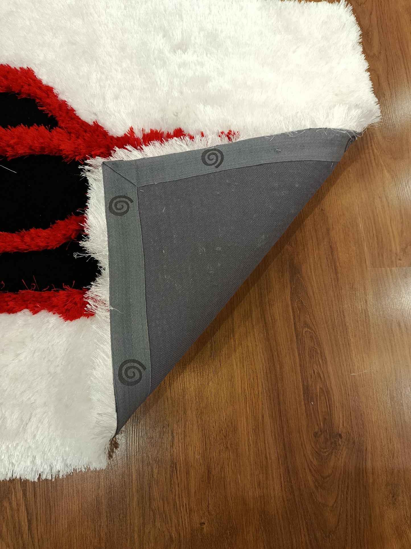 Tufted Sports Car Rug: Red & Black Race Car Design - 30"x51"