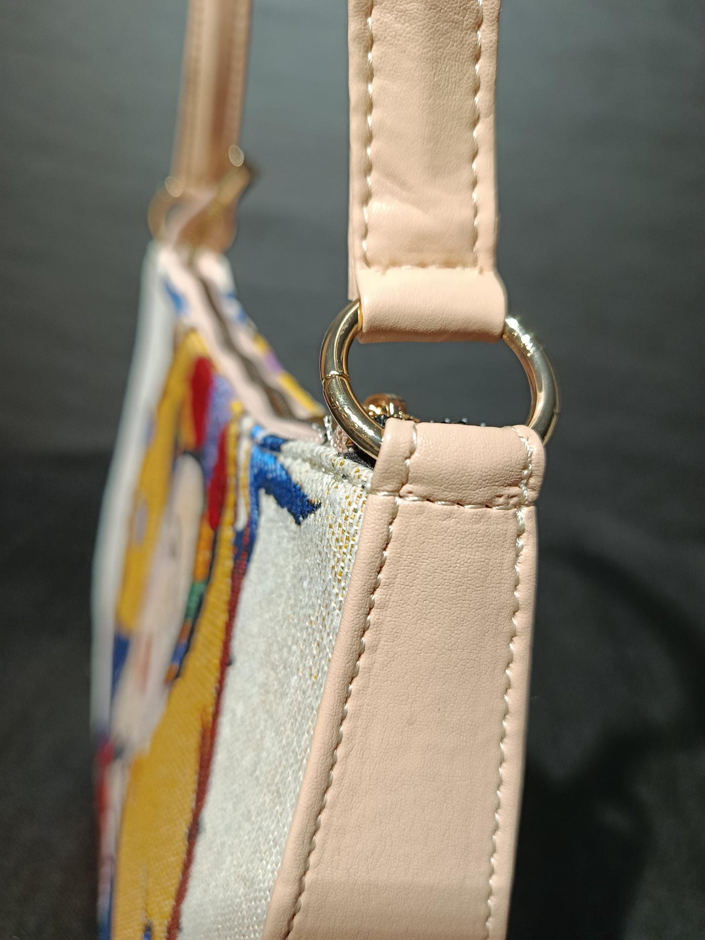 Frida Kahlo Gobelin Shoulder Bag: Handmade Boho Art Crossbody