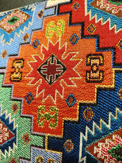 Turkish Kilim Shoulder Bag: Handmade Gobelin Crossbody Purse