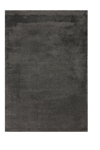 Tailored Size Soft Anthracite Rug: Modern Minimalist Dark Grey Carpet for Contemporary Living Spaces