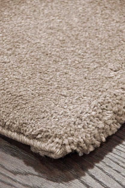 Soft Minimalist Brown Rug: Modern Light Carpet for Contemporary Spaces