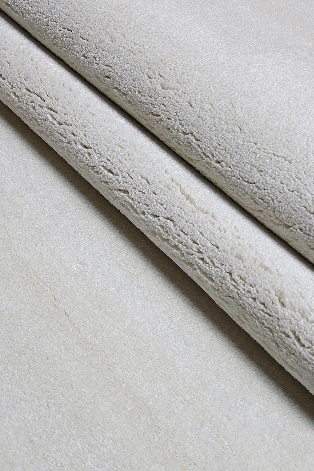 Soft Silver Minimalist Rug: Modern Plain Carpet for Living Spaces, Hallway Runner