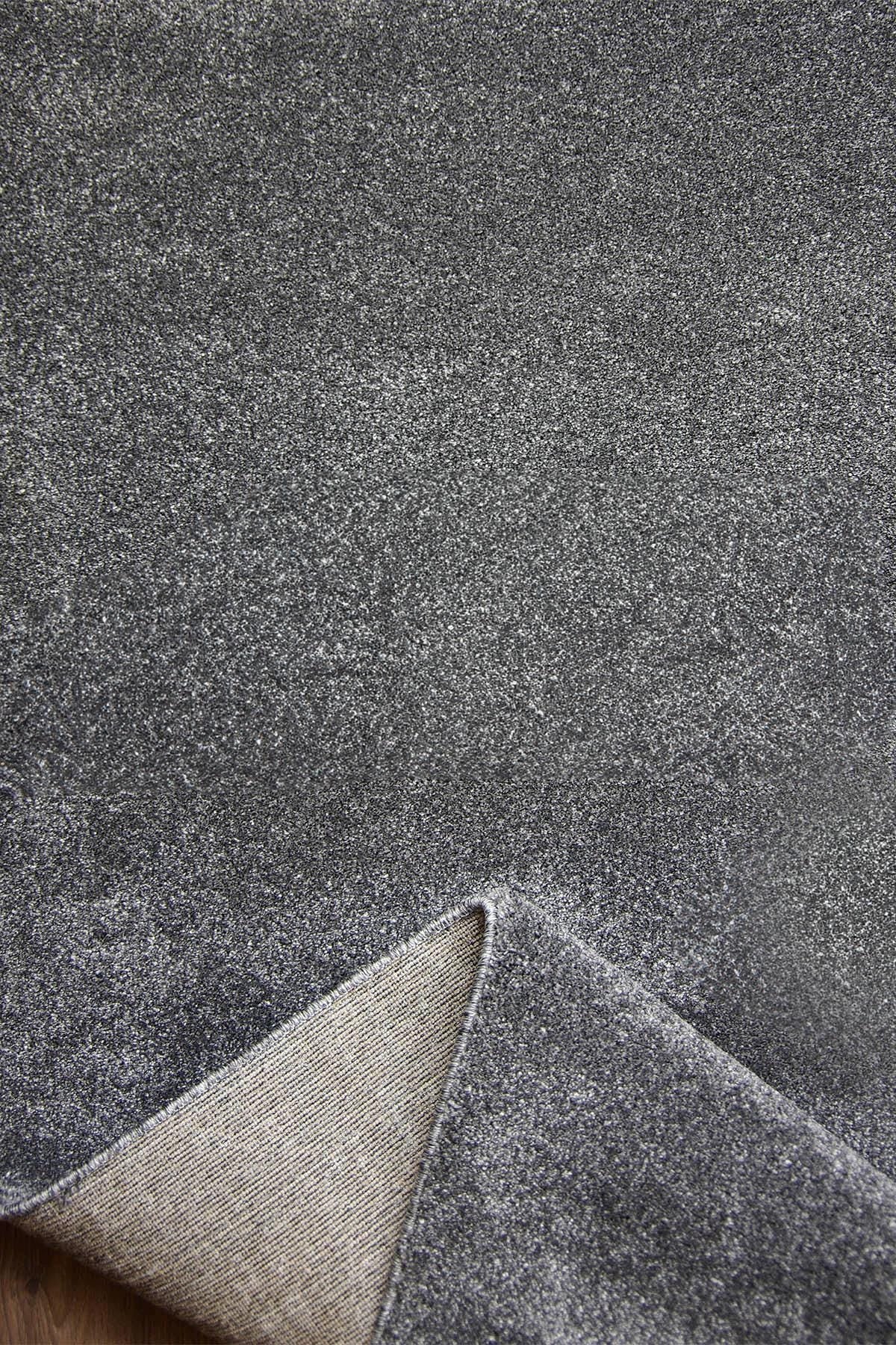 Tailored Size Soft Anthracite Rug: Modern Minimalist Dark Grey Carpet for Contemporary Living Spaces