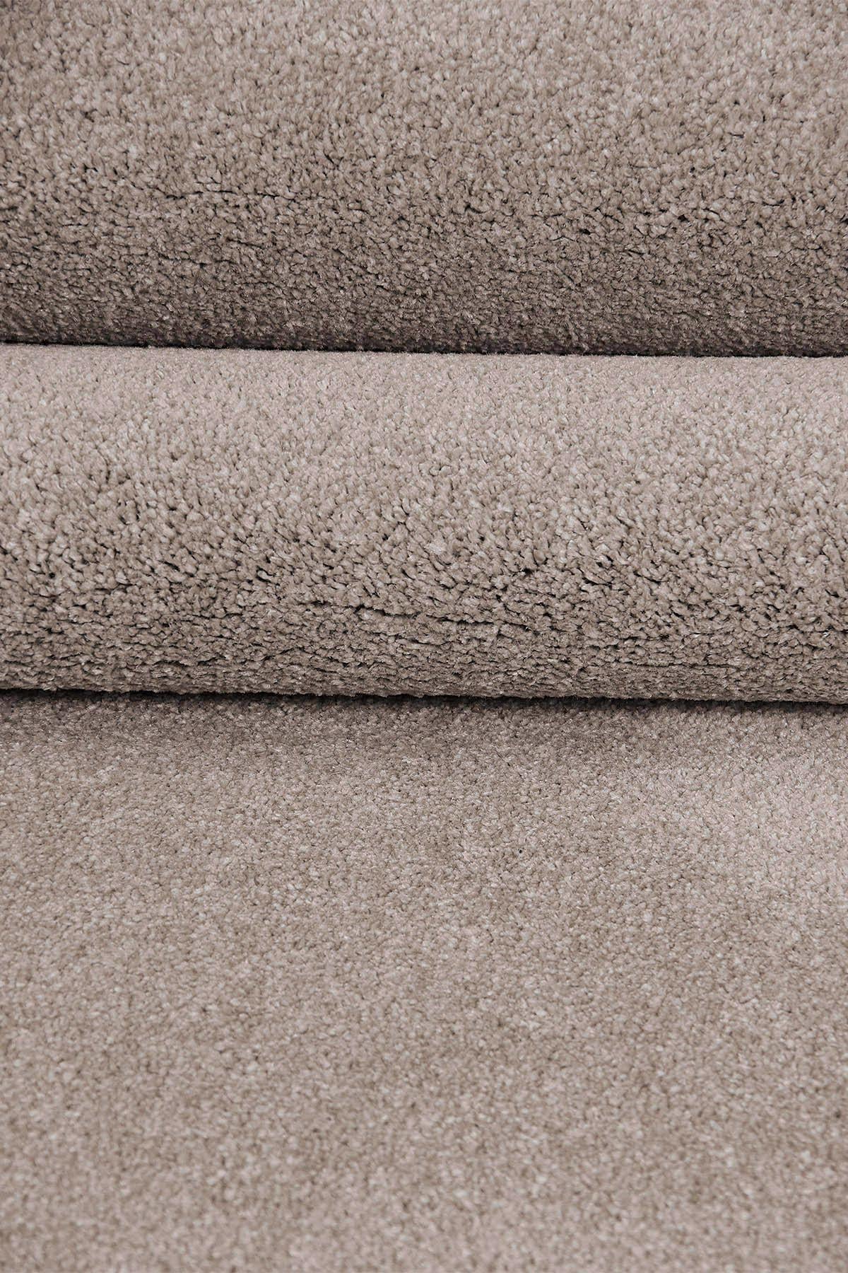 Soft Minimalist Brown Rug: Modern Light Carpet for Contemporary Spaces