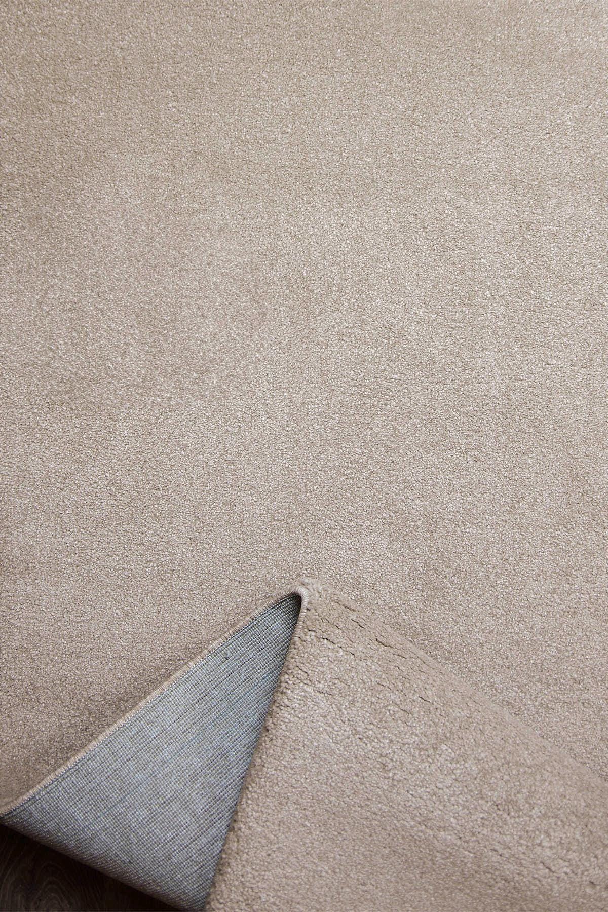 Soft Minimalist Brown Rug: Modern Light Carpet for Contemporary Spaces