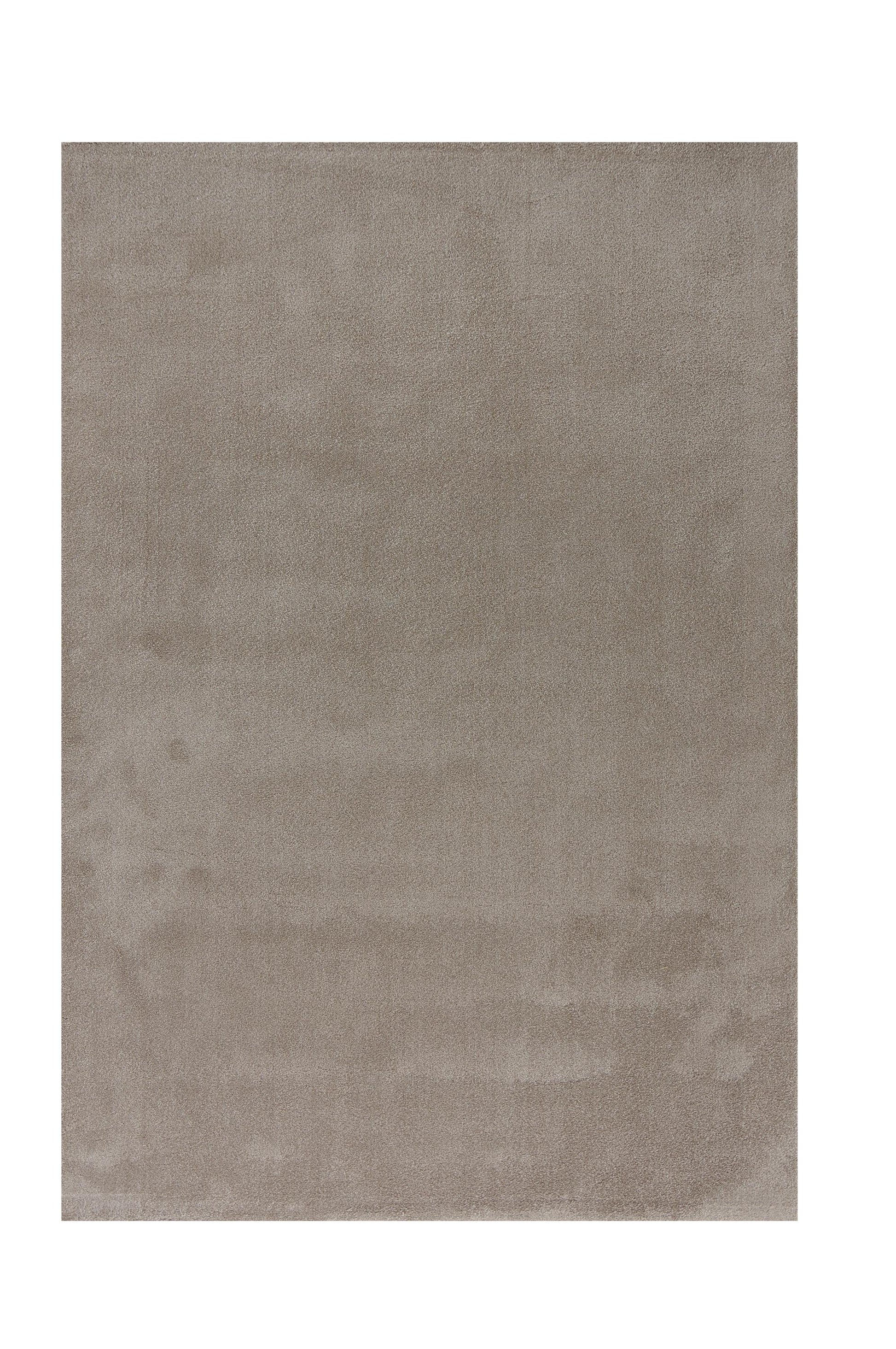 Soft Minimalist Brown Rug: Modern Light Carpet for Contemporary Spaces