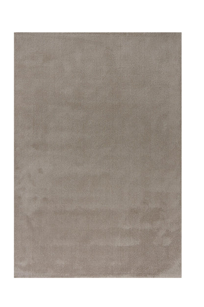 Soft Minimalist Brown Rug: Modern Light Carpet for Contemporary Spaces