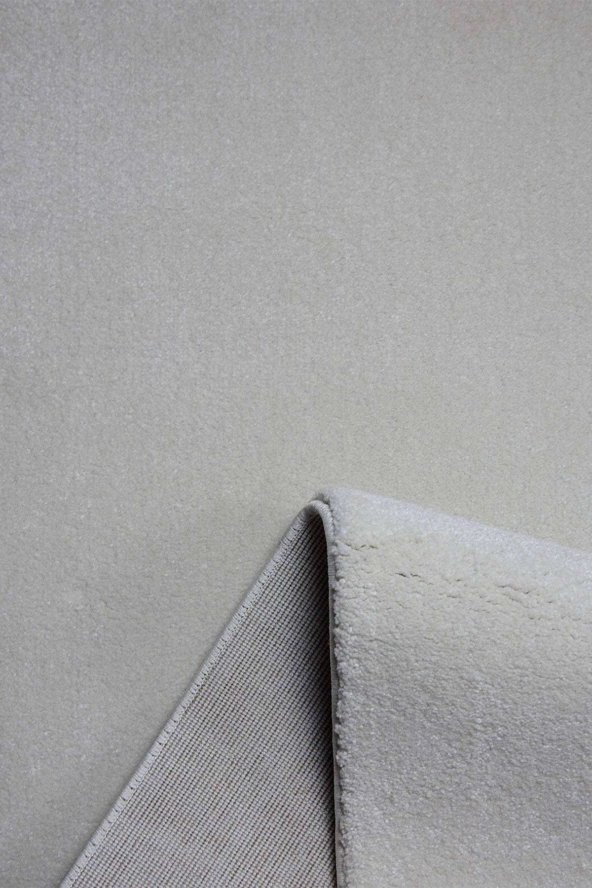 Soft Silver Minimalist Rug: Modern Plain Carpet for Living Spaces, Hallway Runner