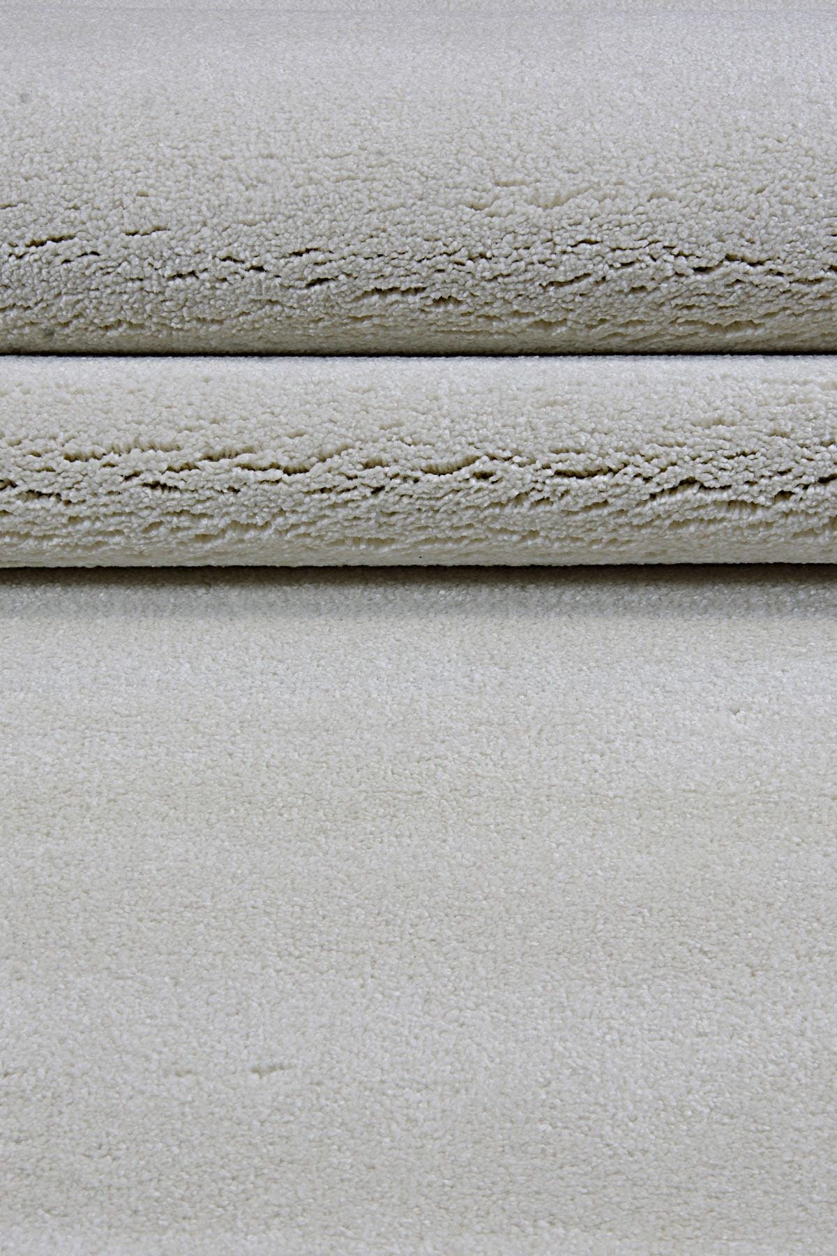 Soft Silver Minimalist Rug: Modern Plain Carpet for Living Spaces, Hallway Runner