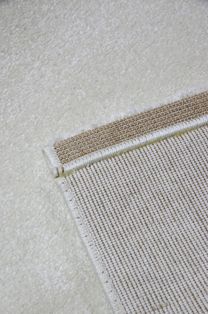 Soft Silver Minimalist Rug: Modern Plain Carpet for Living Spaces, Hallway Runner
