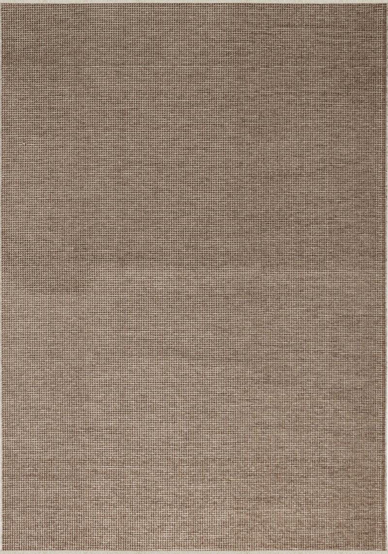 Contemporary Minimalist brown Textured Area Rug – Modern Solid Color Carpet
