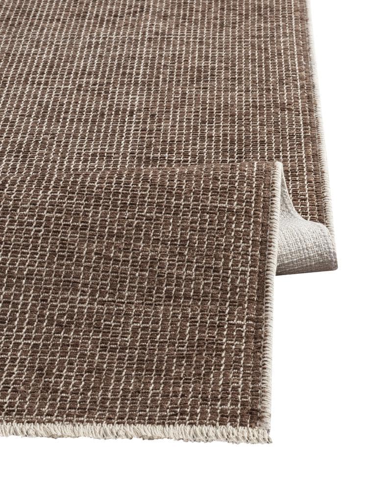 Contemporary Minimalist brown Textured Area Rug – Modern Solid Color Carpet