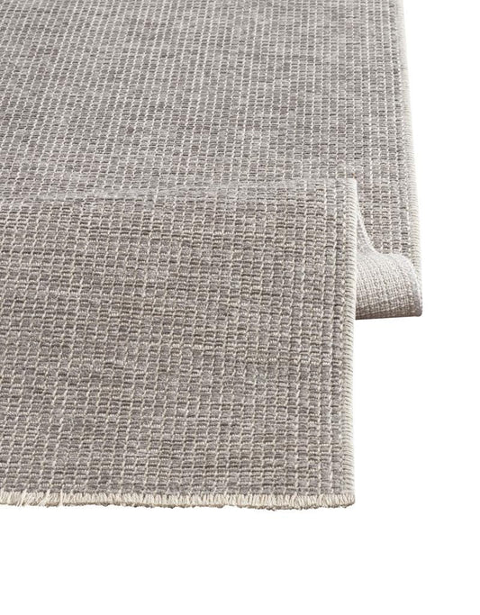 Contemporary Minimalist Light Gray Textured Area Rug – Modern Solid Color Carpet