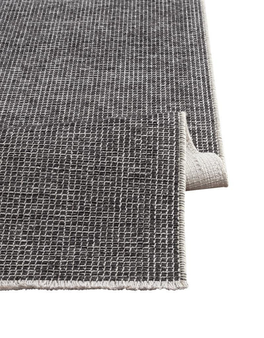 Contemporary Minimalist Gray Textured Area Rug – Modern Solid Color Carpet