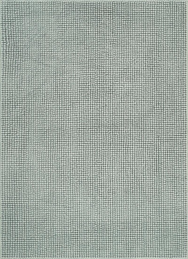 Contemporary Mint Green Textured Chenille Area Rug – Soft Bubble Loop Design Carpet