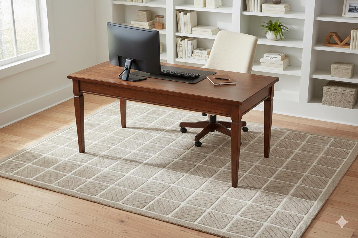 Hand Tufted Custom Rug: Contemporary Viscose Gray Rug