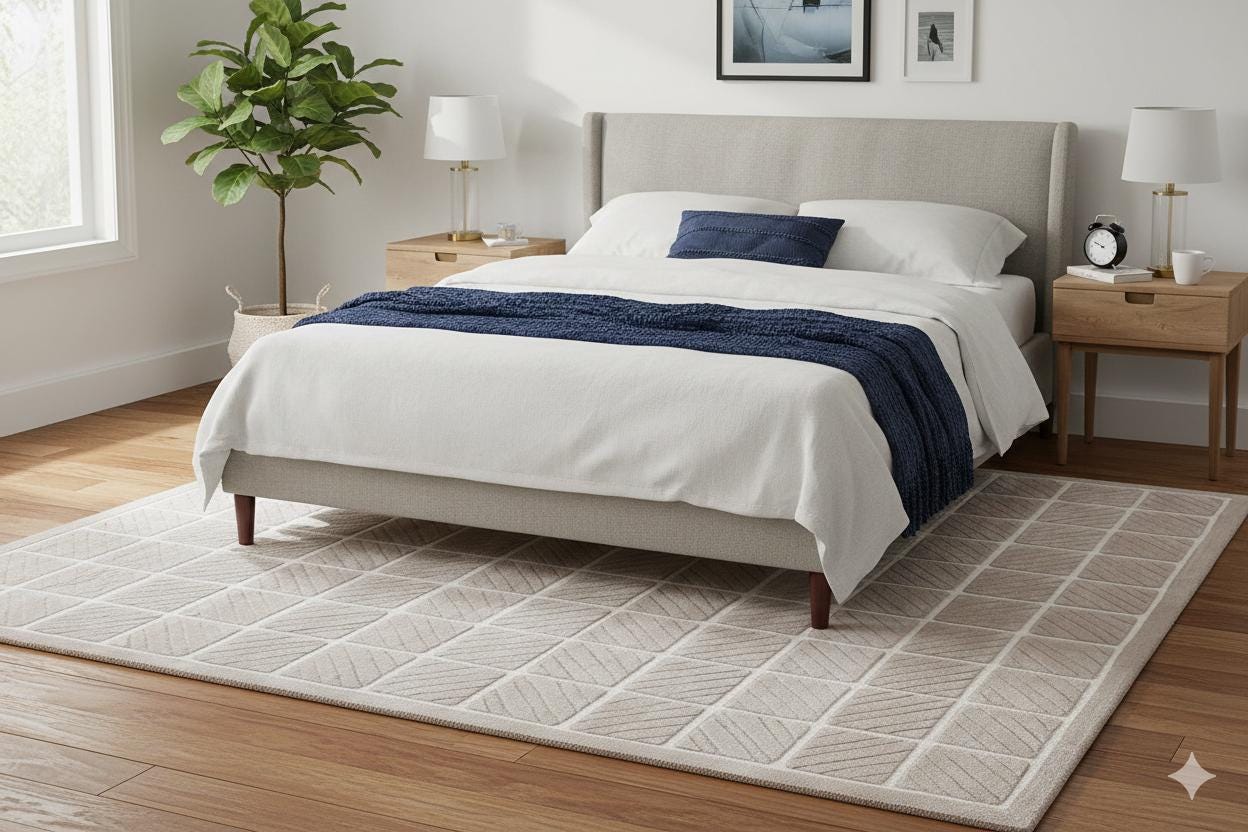 Hand Tufted Custom Rug: Contemporary Viscose Gray Rug