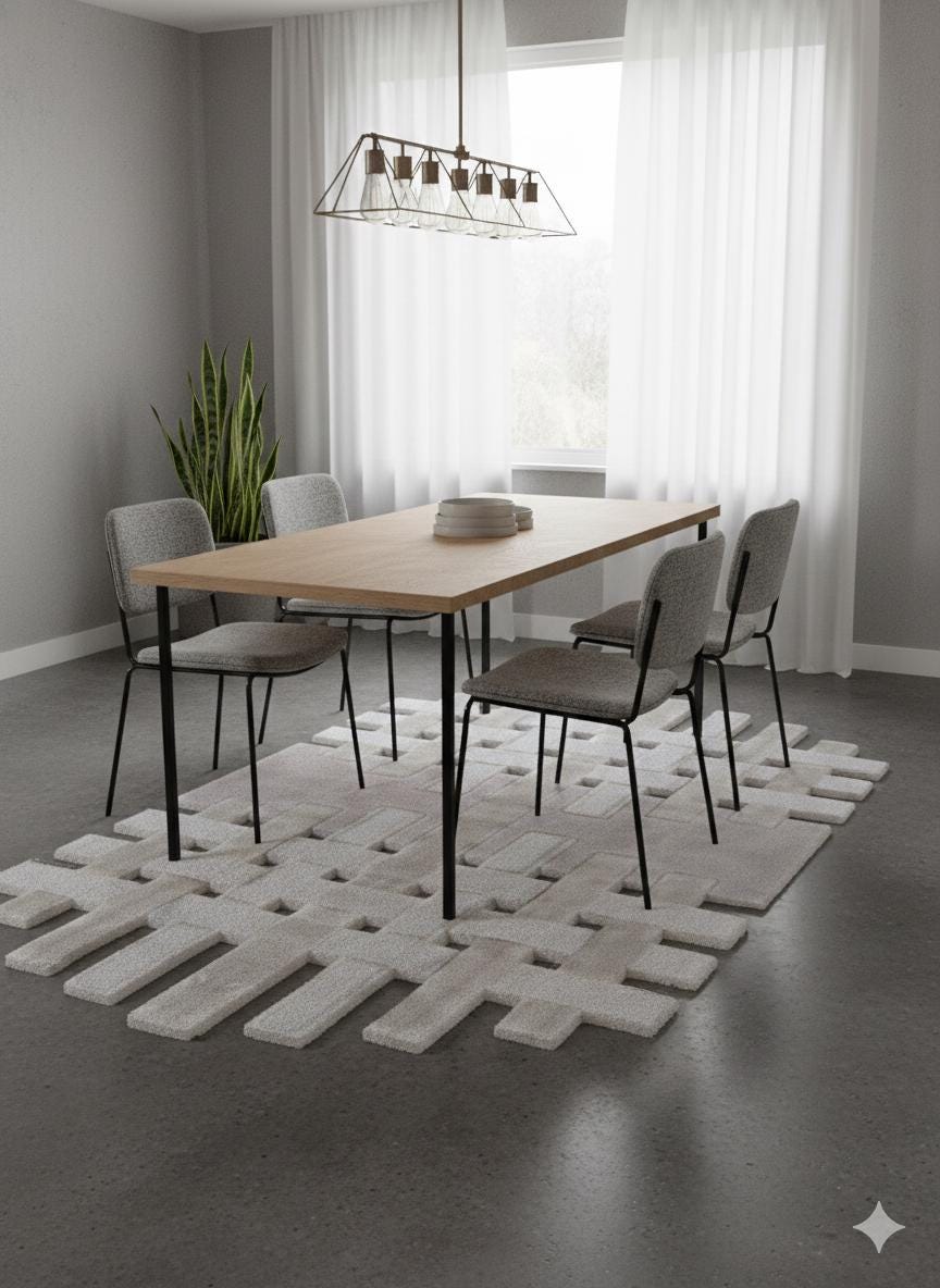 Hand Tufted Viscose Rug: Custom Designer Gray Rug