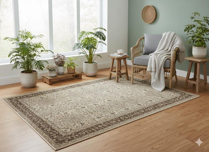 5'x8' Vintage Turkish Wool Rug: Anatolian Bohemian Area Rug