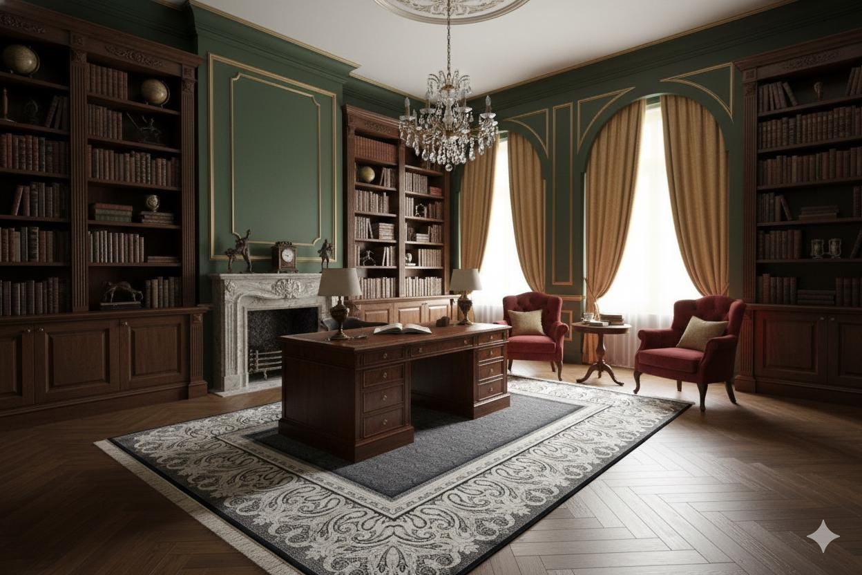 10x13 ft, Black Classic Silk Rug with paisley desing on the border, fine fringes