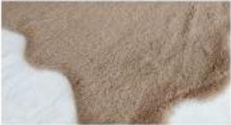 Artificial Brown Rabbit Fur Rug: Soft Plush Faux Fur, Non-Slip