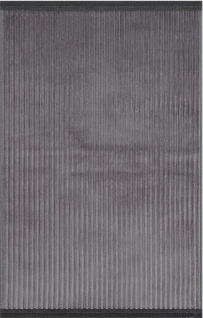 Gray Faux Rabbit Fur Rug: Soft Plush Carpet