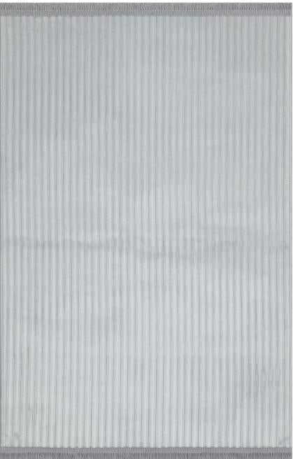 Silver Faux Rabbit Fur Rug: Soft Plush Bedroom Carpet