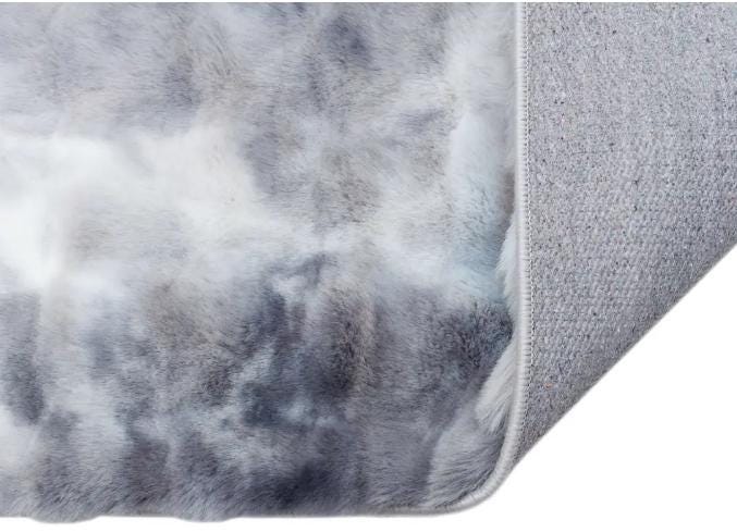 Artificial Rabbit Fur Rug: Soft, Washable, Non-Slip