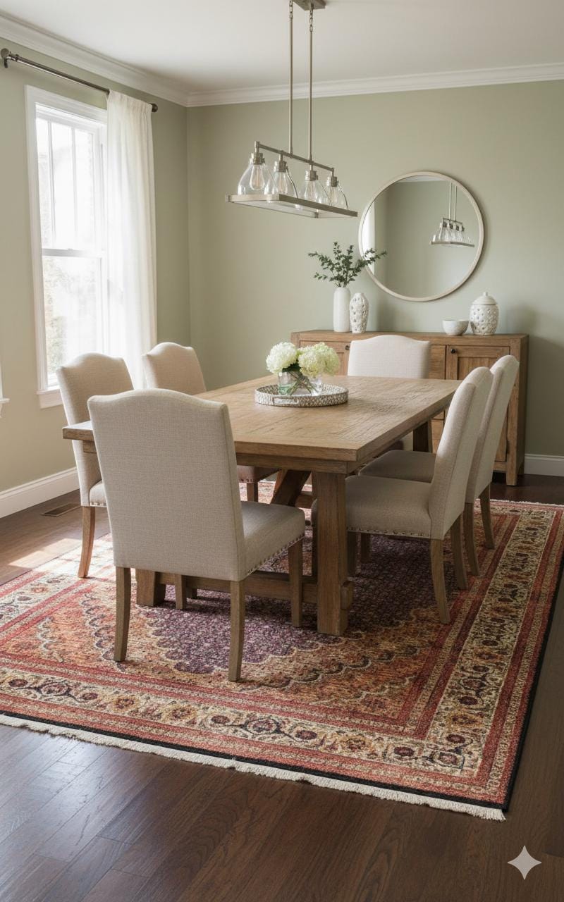 Black Vintage Rug: Washable Classic Rug with Tassels