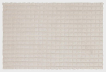 Beige Soft Fur Rug: Soft Washable Plush Carpet