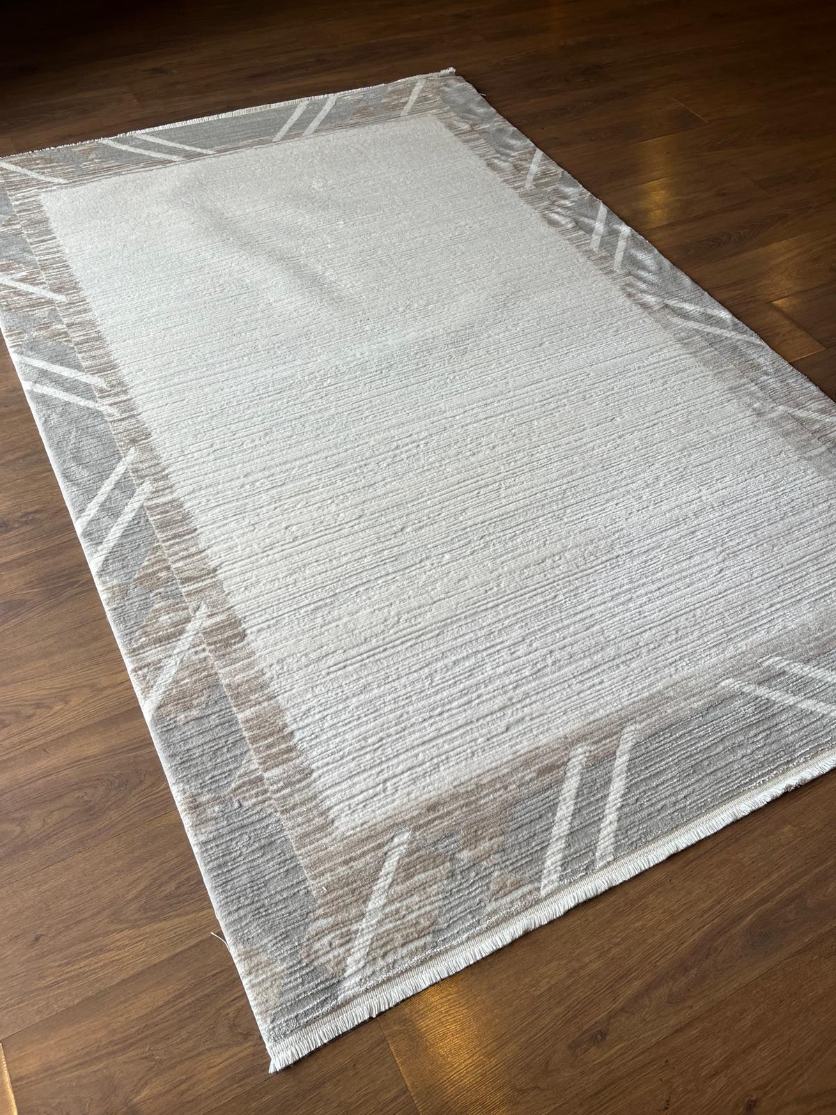 Modern Geometric Area Rug 160x230cm, Fine Contemporary Living Room Carpet
