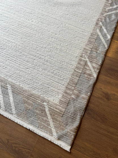 Modern Geometric Area Rug 160x230cm, Fine Contemporary Living Room Carpet