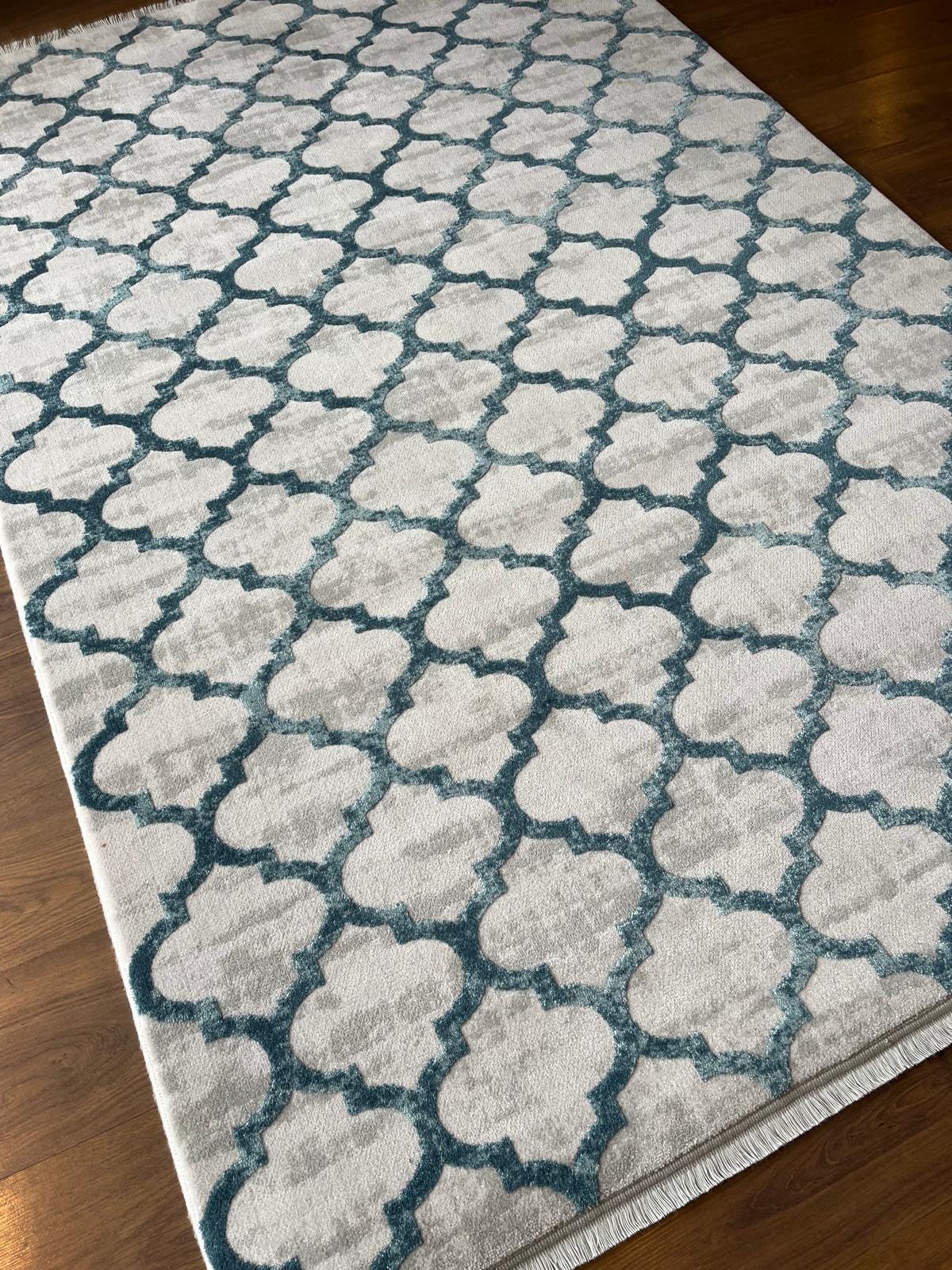 Modern Geometric Area Rug 160x230cm, Fine Contemporary Living Room Carpet