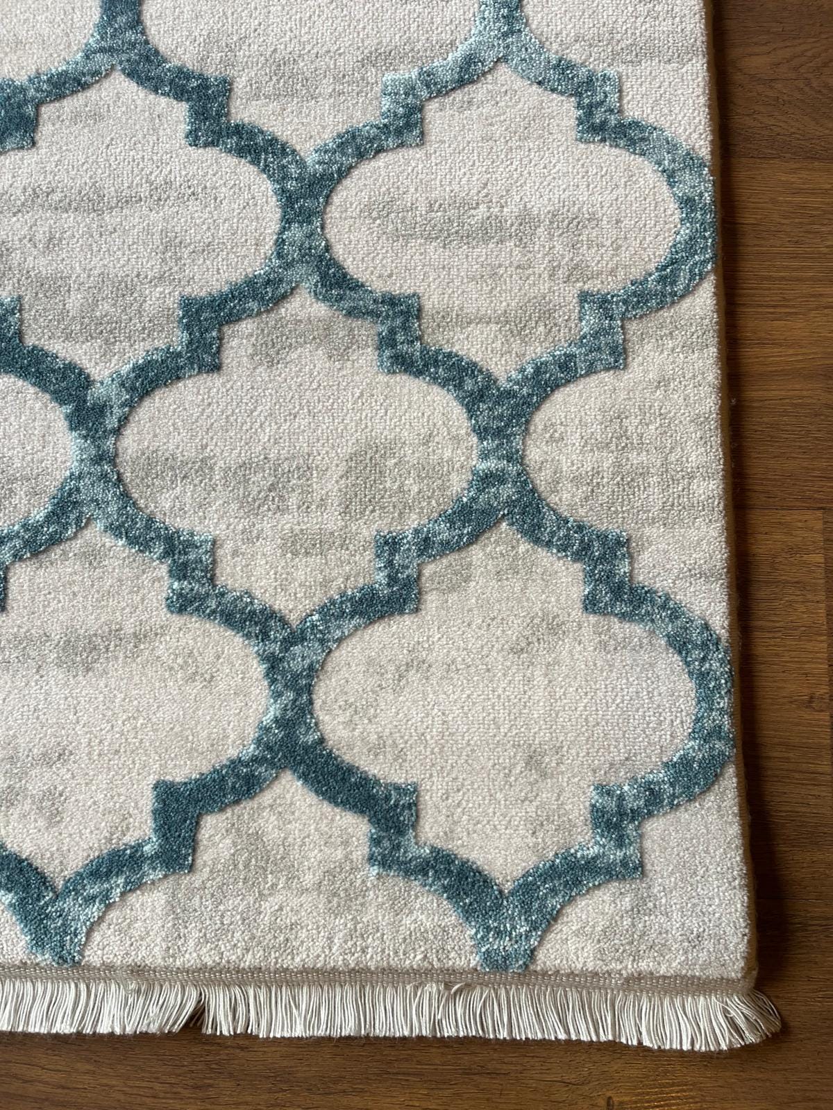 Modern Geometric Area Rug 160x230cm, Fine Contemporary Living Room Carpet
