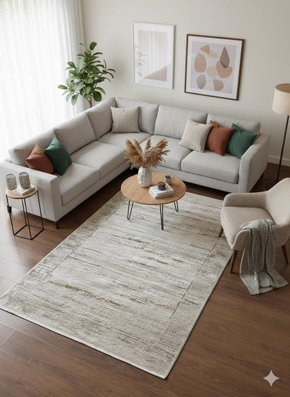 Modern Geometric Area Rug 160x230cm, Fine Contemporary Living Room Carpet