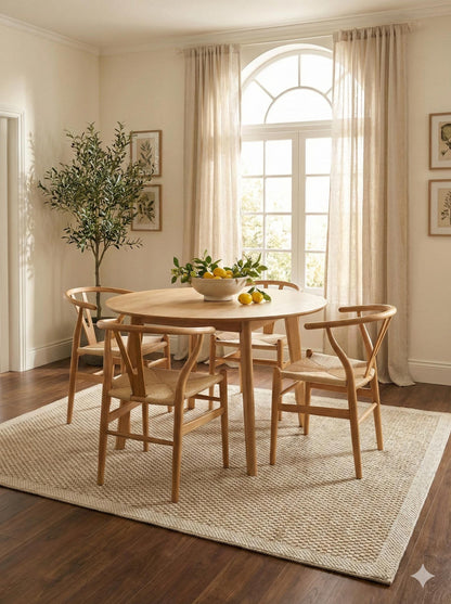 Modern Beige Jute Rug: Flatweave Outdoor/indoor carpet