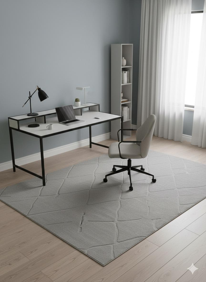 Plain Gray Area Rug: Minimalist Grey Carpet for Contemporary Living Spaces