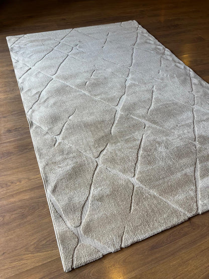 Plain Gray Area Rug: Minimalist Grey Carpet for Contemporary Living Spaces