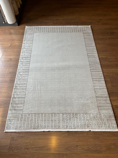 Modern Geometric Area Rug 160x230cm, Fine Contemporary Living Room Carpet