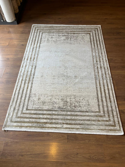 Modern Geometric Area Rug 160x230cm, Fine Contemporary Living Room Carpet