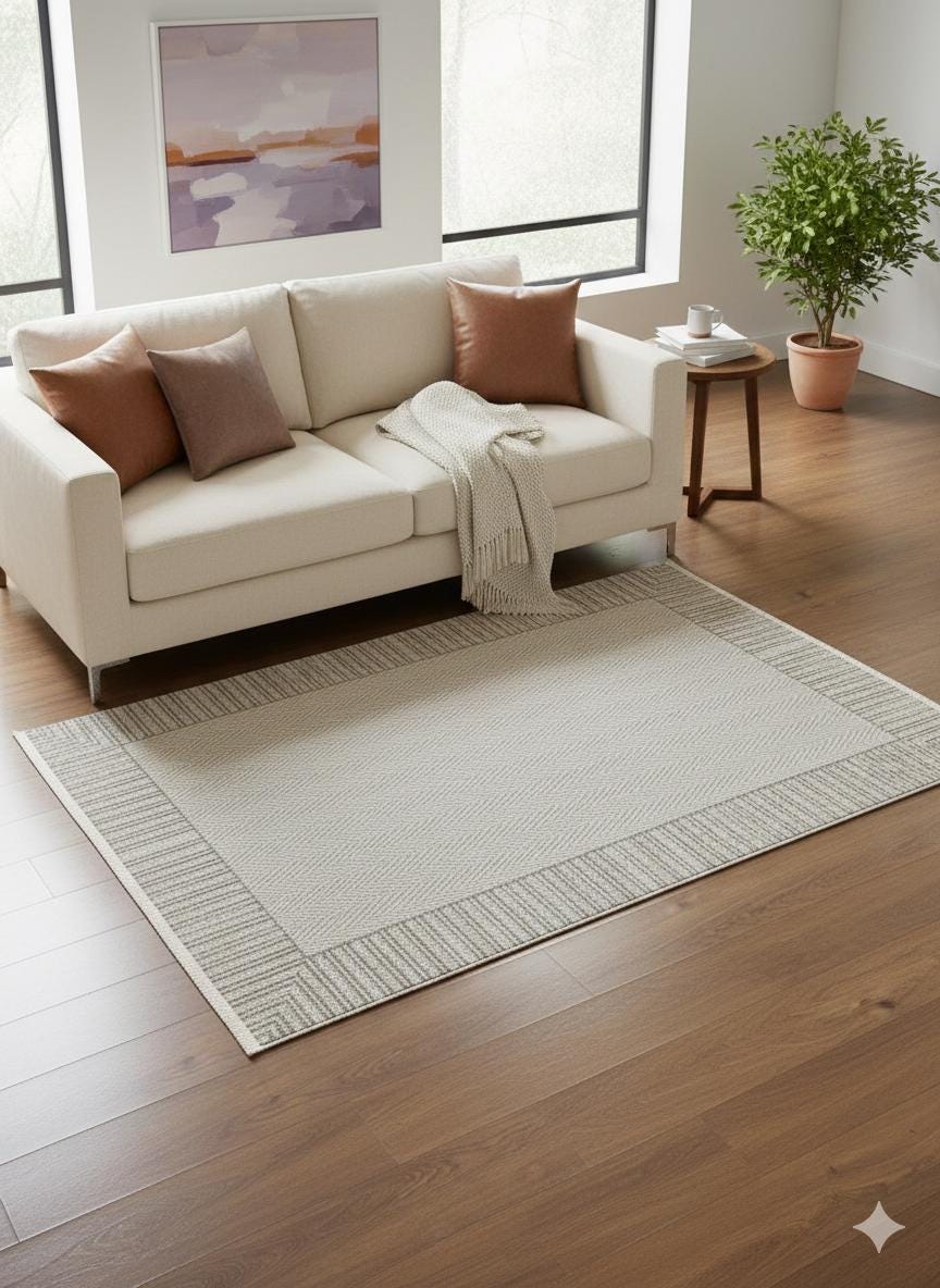 Modern Geometric Area Rug 160x230cm, Fine Contemporary Living Room Carpet