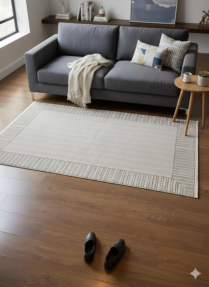 Modern Geometric Area Rug 160x230cm, Fine Contemporary Living Room Carpet