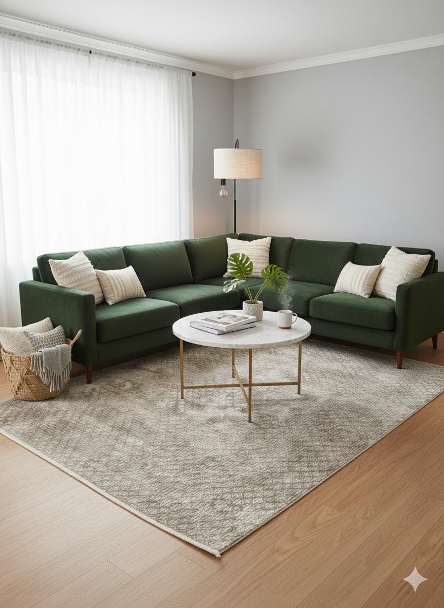 Contemporary Beige Abstract Area Rug: 160x230cm Soft Gray and Beige Fine Quality Carpet