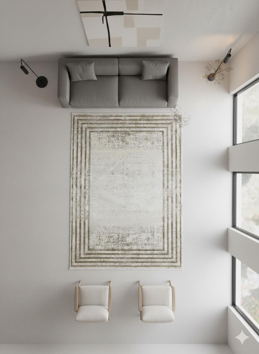 Modern Geometric Area Rug 160x230cm, Fine Contemporary Living Room Carpet
