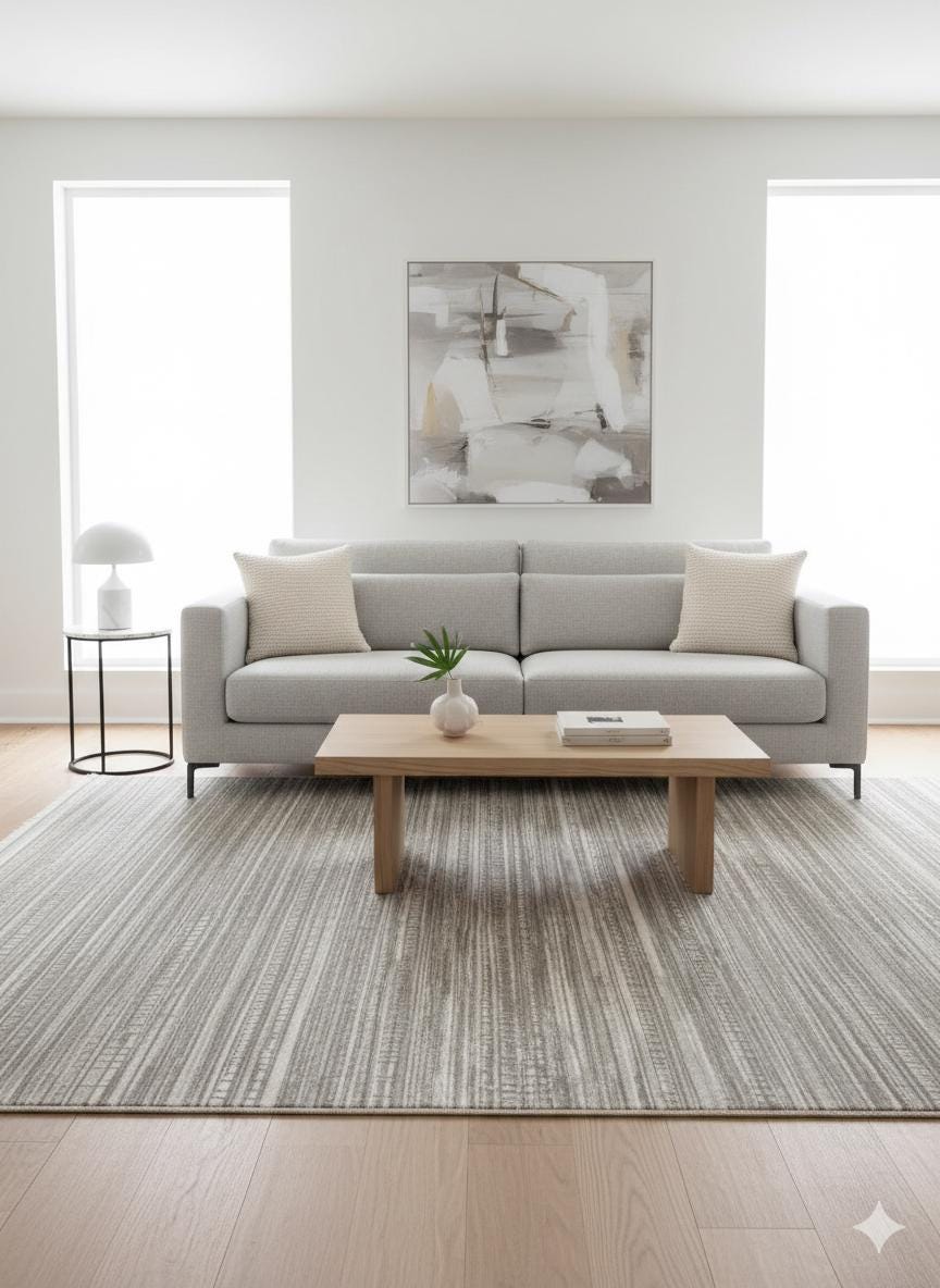 Modern Geometric Area Rug 160x230cm, Fine Contemporary Living Room Carpet