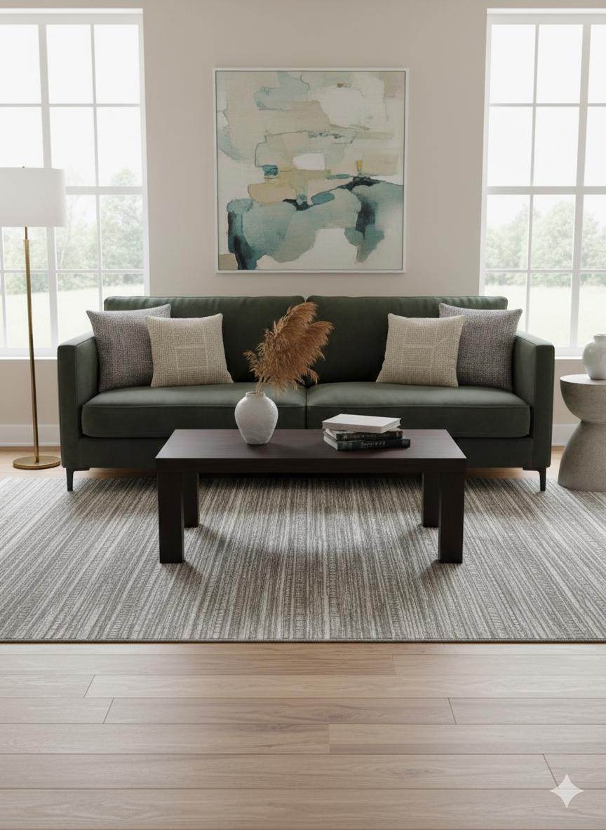 Modern Geometric Area Rug 160x230cm, Fine Contemporary Living Room Carpet