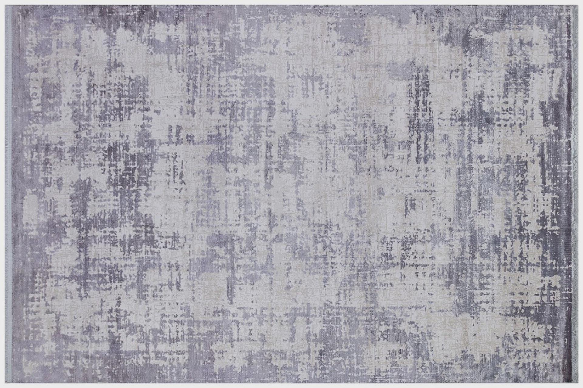 Modern Contemporary Area Rug, Grey Abstract 160x230cm Fine Quality Carpet for Living Room
