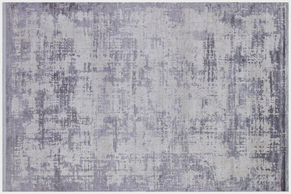 Modern Contemporary Area Rug, Grey Abstract 160x230cm Fine Quality Carpet for Living Room