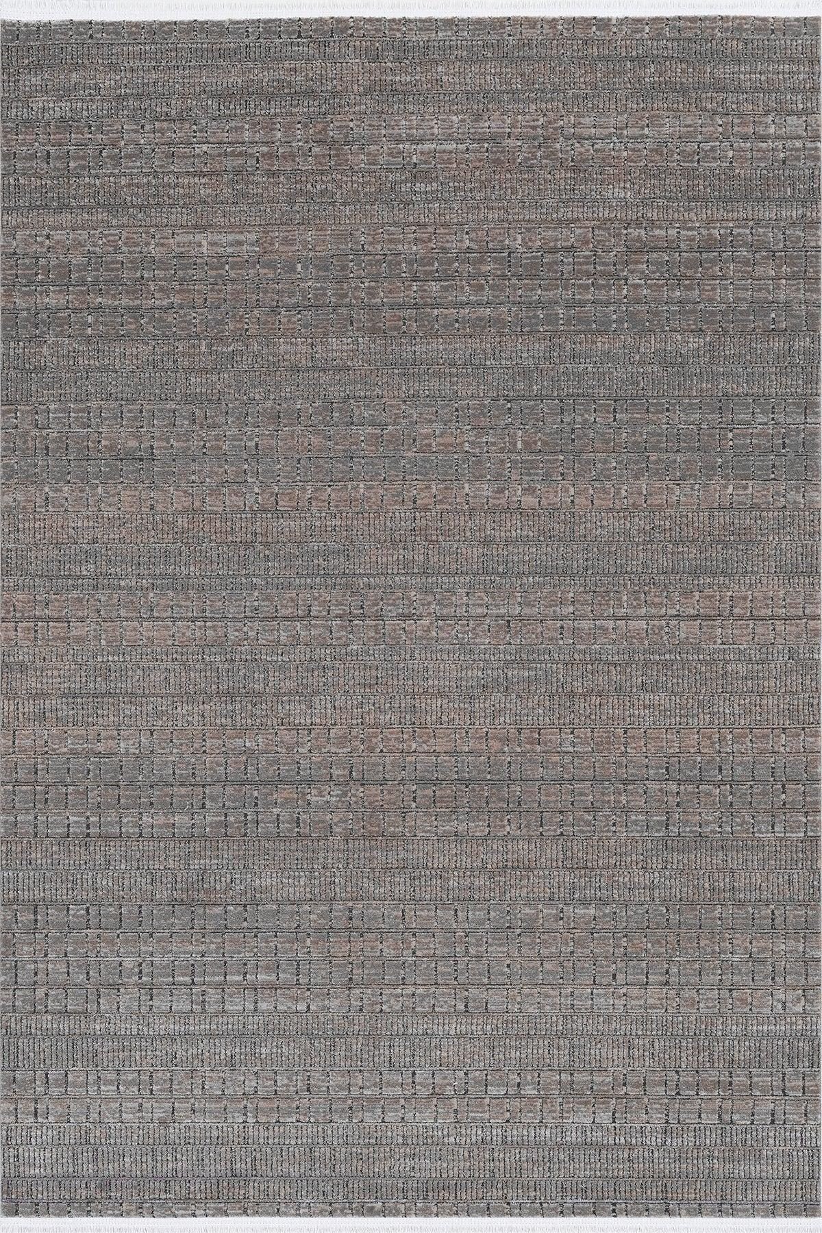 Handwoven Geometric Grid Rug – Textured Neutral Earth Tones, Modern Minimalist Carpet