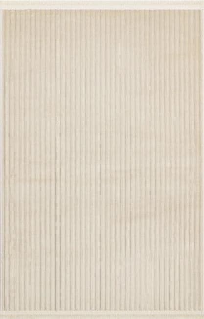 Beige Faux Rabbit Fur Rug: Soft Plush Carpet